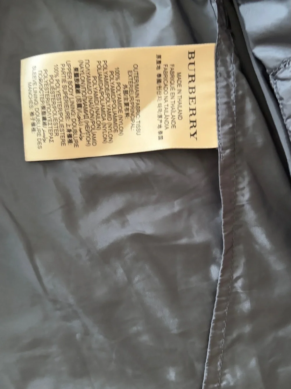 Burberry Women's Double-Breasted Trench Coat in Charcoal Gray - Picture 5 of 8